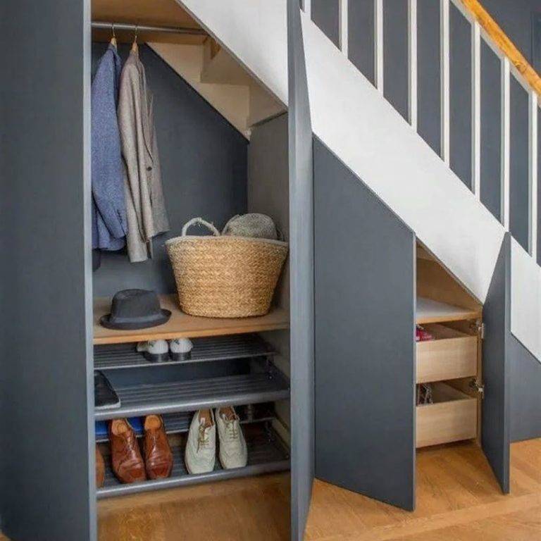 Шкафы Под Лестницей Фото