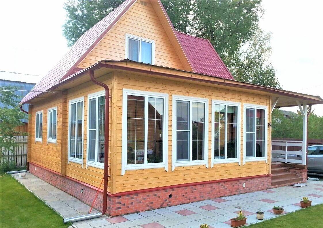 Веранда из бруса