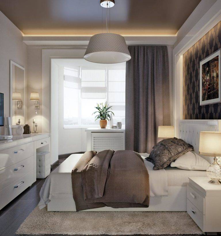 Спальня 8 кв. м. - топ-200 идей планировок, фото примеры красивого дизайна в маленькой спальной комнате