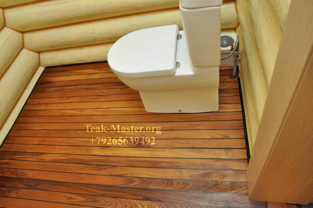 Деревянный пол в ванной: подбор влагостойкого покрытия, гидроизоляции и красивого способа укладки (100 фото)
