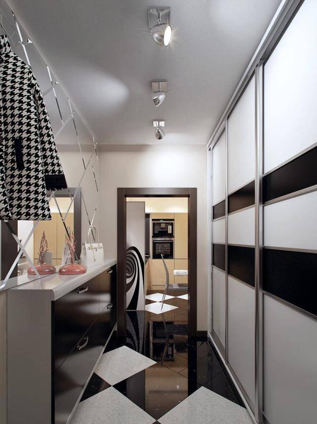 Дизайн узкого коридора (82 фото): идеи и решения оформления интерьера прихожих в квартире. как визуально расширить коридор? советы дизайнера