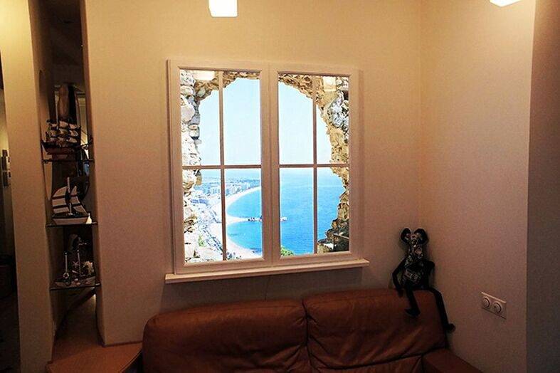 Как создать фальш окно своими руками в интерьере помещения, способы, виды конструкций