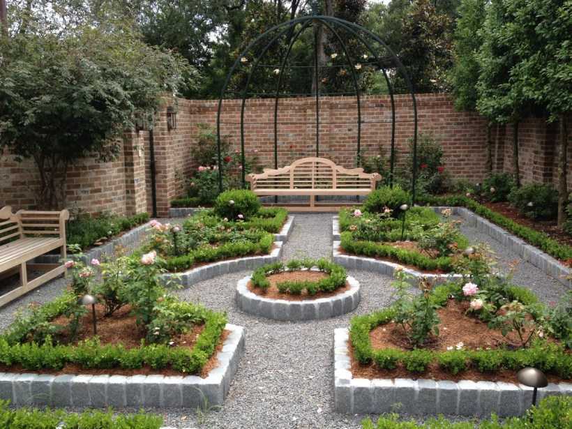 Дизайн сада и огорода в частном доме (89 фото): ландшафтный дизайн современных дворов и декоративных грядок