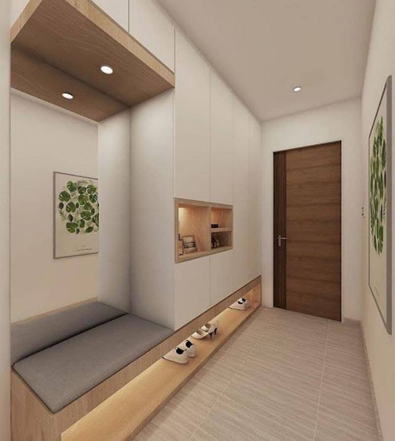Дизайн узкой прихожей - фото реальные в квартире