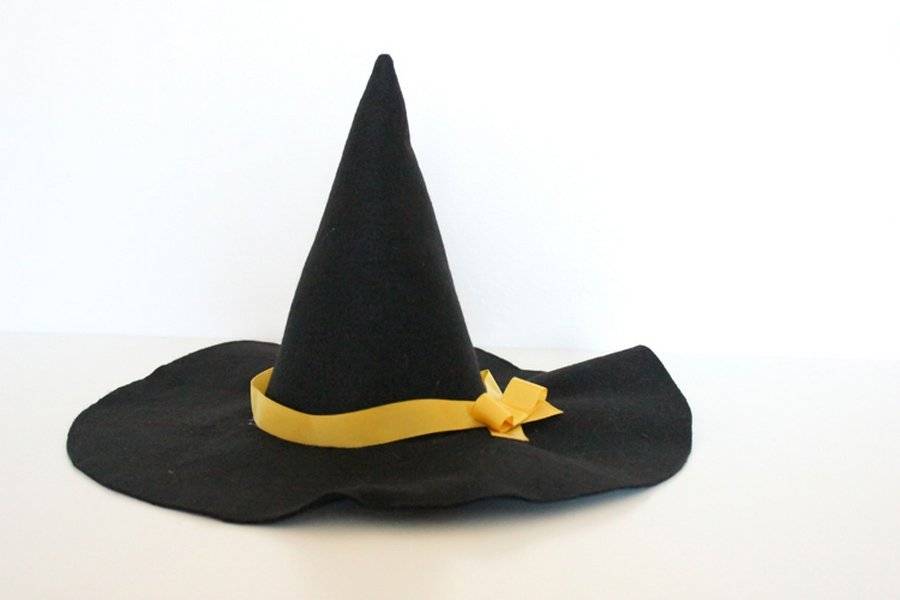 Шляпа ведьмы своими руками: (сделать на хэллоуин), ведьмина шляпа из фетра