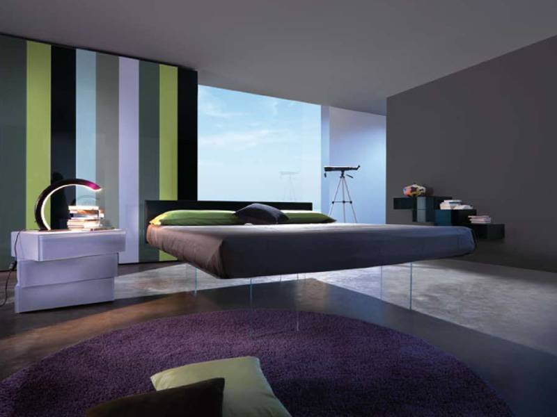 Дизайн спальни в стиле хай тек +75 фото интерьера