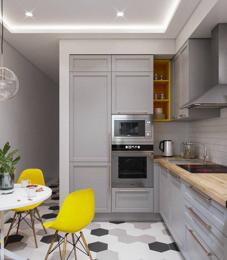 Дизайн кухни 2 на 3 метра (51 фото) – расширяем пространство