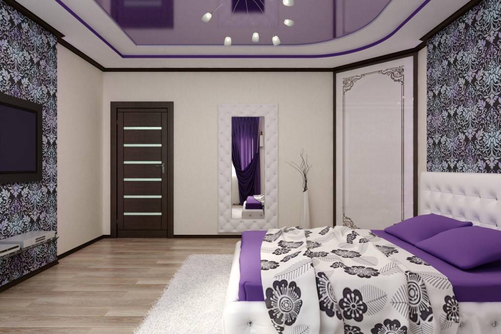 Спальня с обоями двух цветов 210+ фото: идеи дизайна, которые никого не оставят равнодушным
