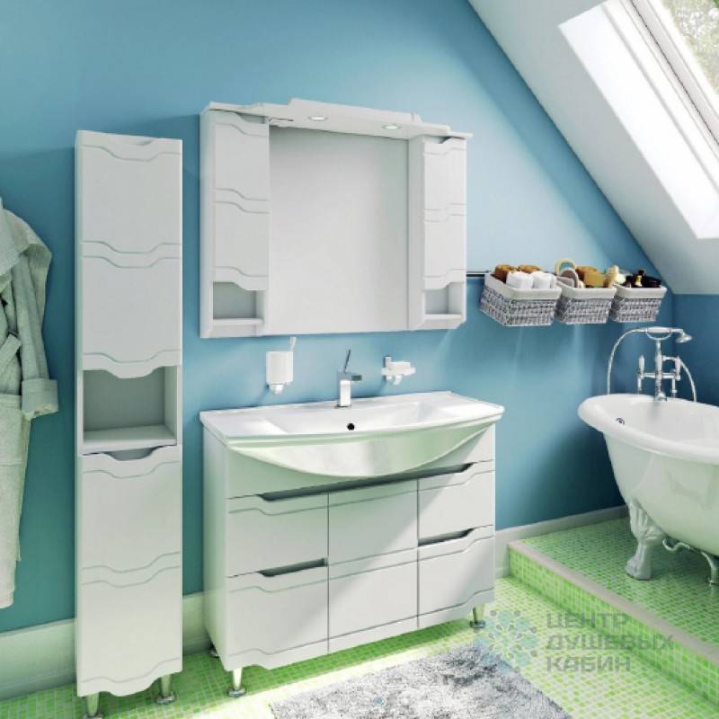 Белая мебель для ванной: топ-160 фото и видео белой мебели для ванной. выбор материала и покрытия мебели. разнообразие стилей дизайна. сочетание белой мебели для ванной