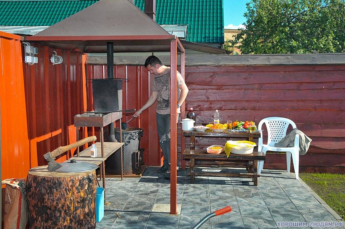 Мангальная зона на даче: обустройство барбекю помещения для комфортного отдыха