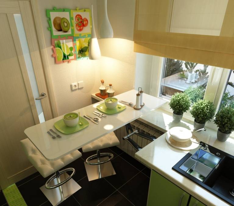 Дизайн маленькой кухни - 40 фото реальных интерьеров