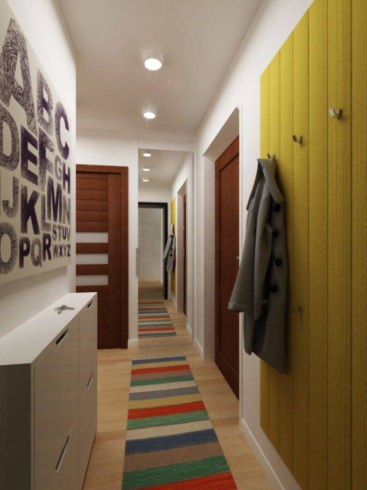 Обои для коридора в квартире-хрущевке: фото и правила выбора обоев