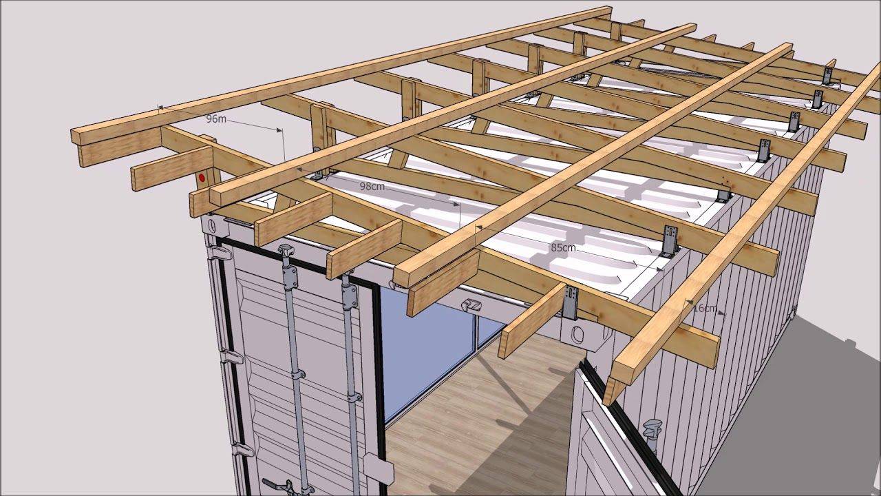 Стропильная система односкатной крыши: расчет, монтаж