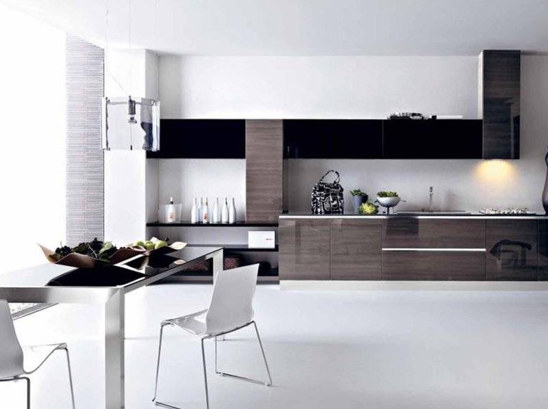 Кухня в стиле модерн (59 фото): оформление под дерево и другие варианты дизайна интерьера, видео и фото