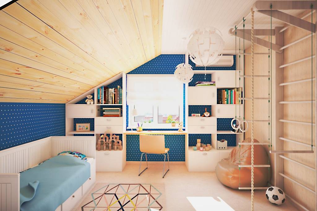 Интерьер мансарды в деревянном доме 47 фото красивых идей дизайна мансардного этажа на даче, уютные варианты примеры изнутри этажа