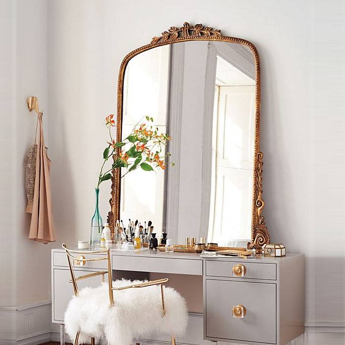 Туалетный столик с зеркалом и подсветкой: фото интересных идей