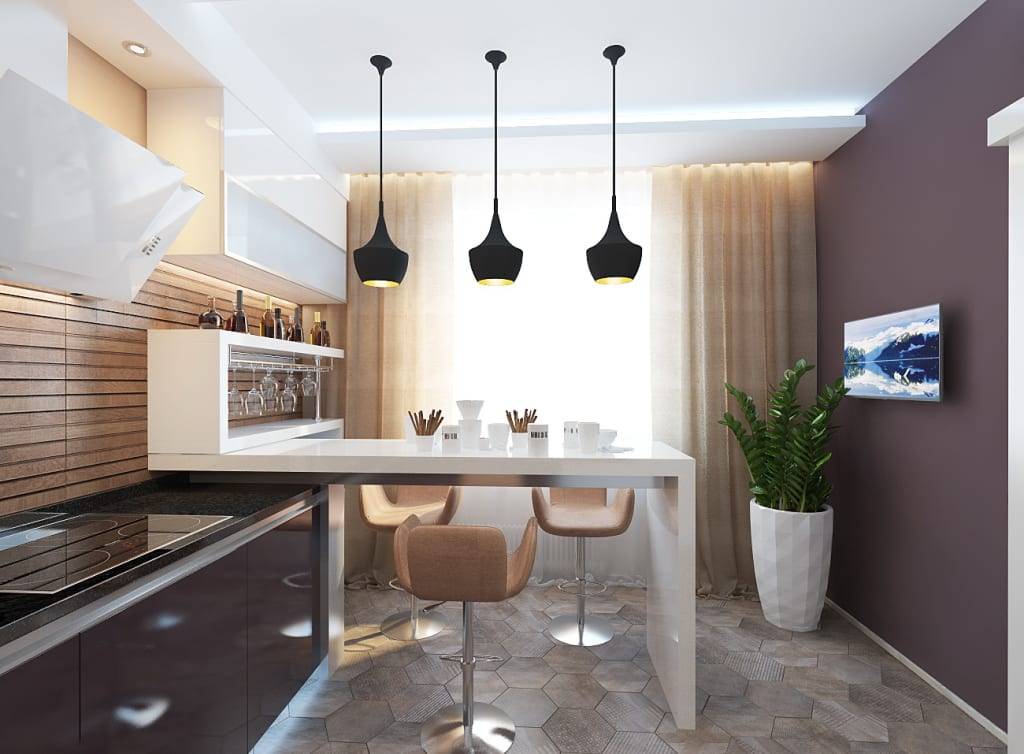 Кухни 14 кв м (20 фото): новинки дизайна 2020-2021 года