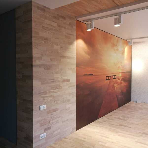 Ламинат на стене (75 фото) - идеи интерьеров, дизайн и отделка