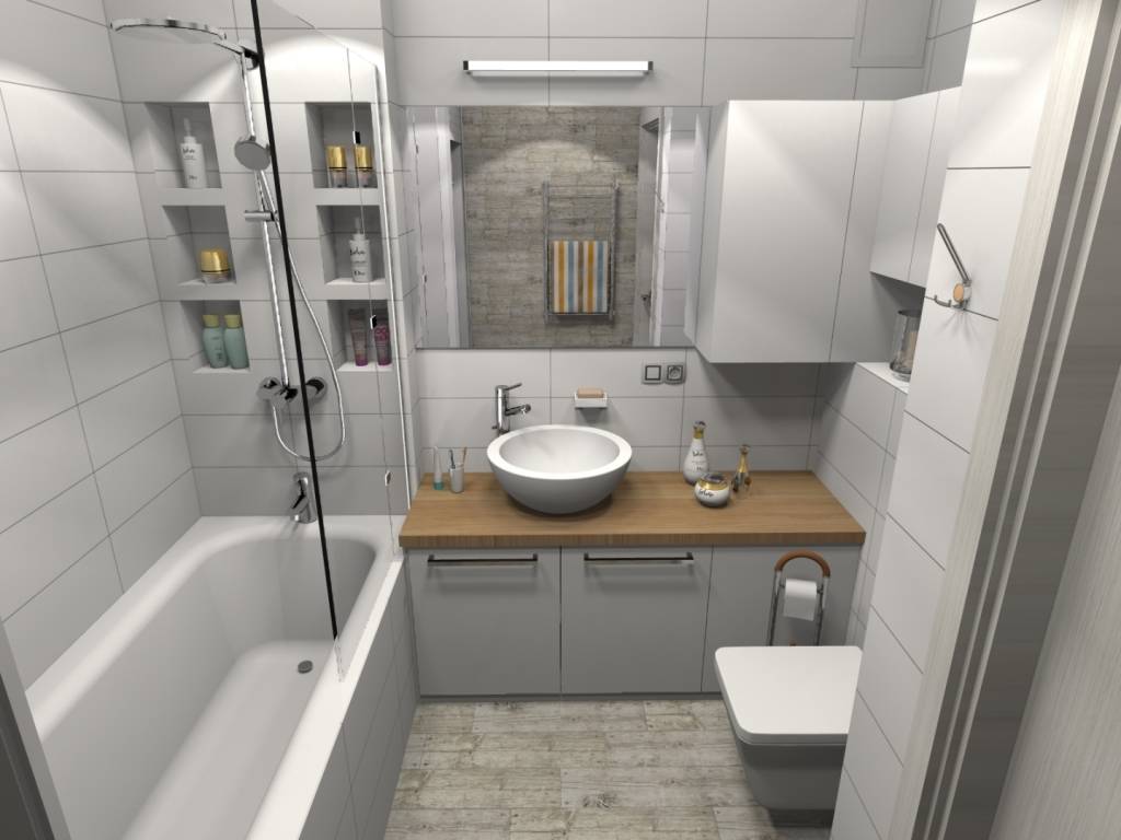 Ванная комната 5 кв. м. – дизайн и особенности отделки (51 фото)