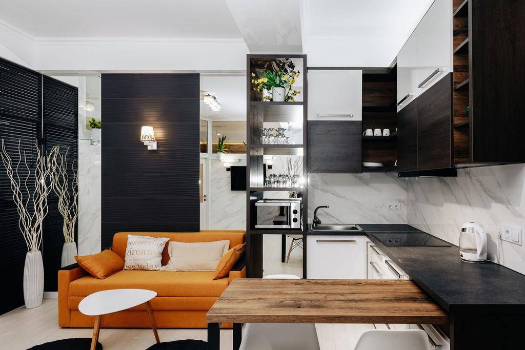 Кухня-гостиная 25 кв.м: 50+ вариантов дизайна, планировок, советы выбору стиля и декору