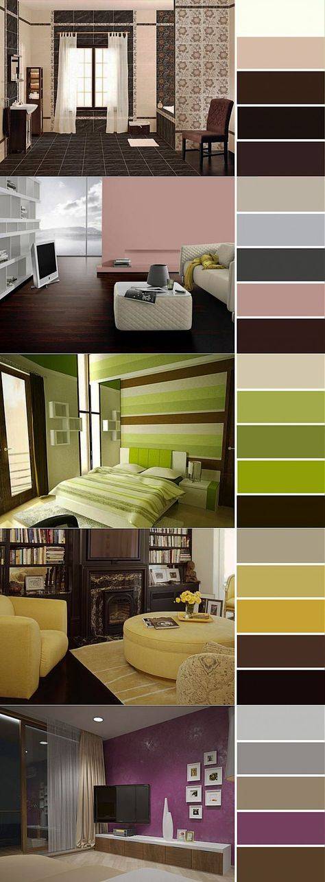Выбор цвета в интерьере квартиры – сочетания и эффектные приёмы