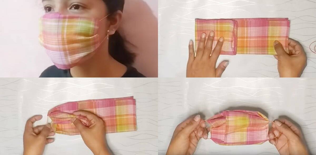 Медицинская маска своими руками: инструкция, как легко сделать маску от коронавируса. фото, видео, пошаговое руководство, из марли, с клапаном, из бумаги