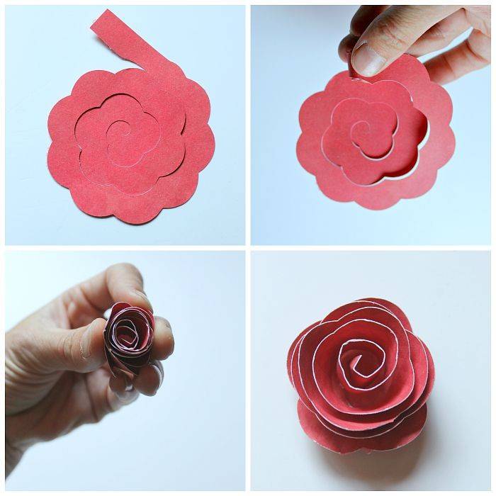 Как сделать розу из бумаги своими руками - как делать розу поэтапно