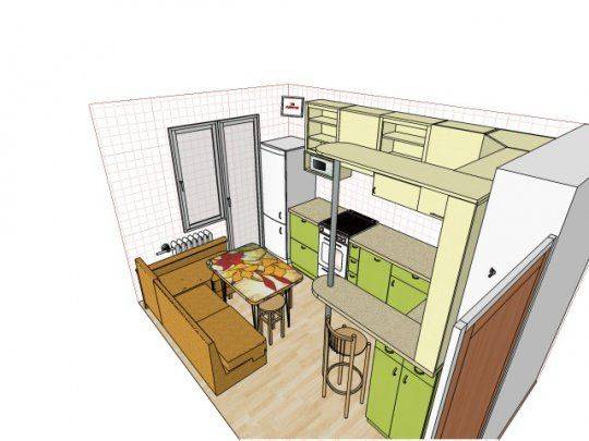 Кухня 7 кв. м. - дизайн проекта и реальные примеры оформления кухни (170 фото)