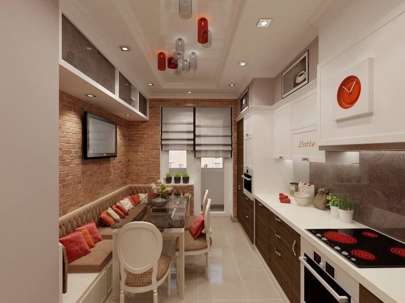 Дизайн кухни 11 кв.м с диваном: варианты планировки и правила зонирования, примеры оформления