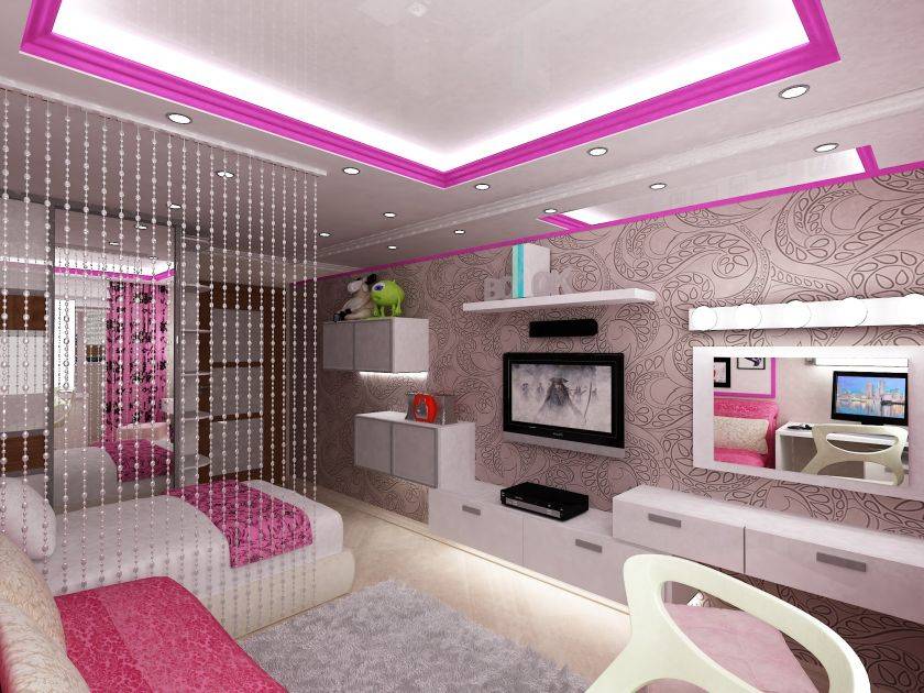 Дизайн комнаты для девушки — фото и примеры интерьера