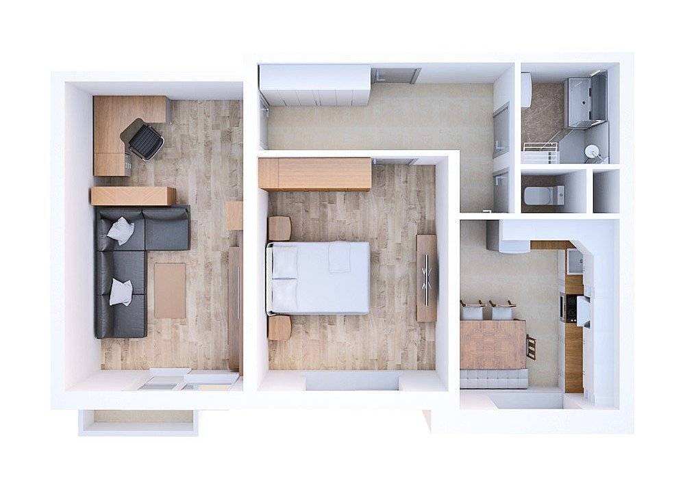 Планировка 3-комнатной квартиры: особенности и идеи