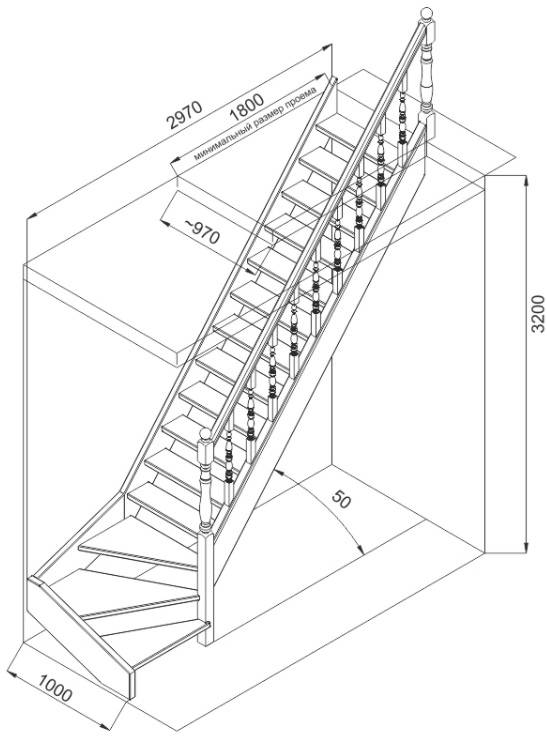 Деревянная лестница на второй этаж: виды изделий, выбор материала и видео урок, как это сделать своими руками