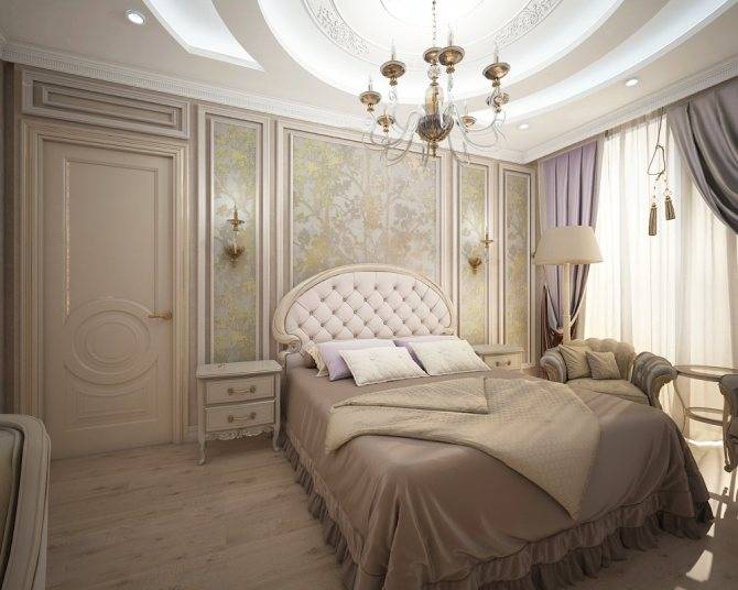 Спальня в классическом стиле: основные принципы оформления и необходимые элементы интерьера, фото