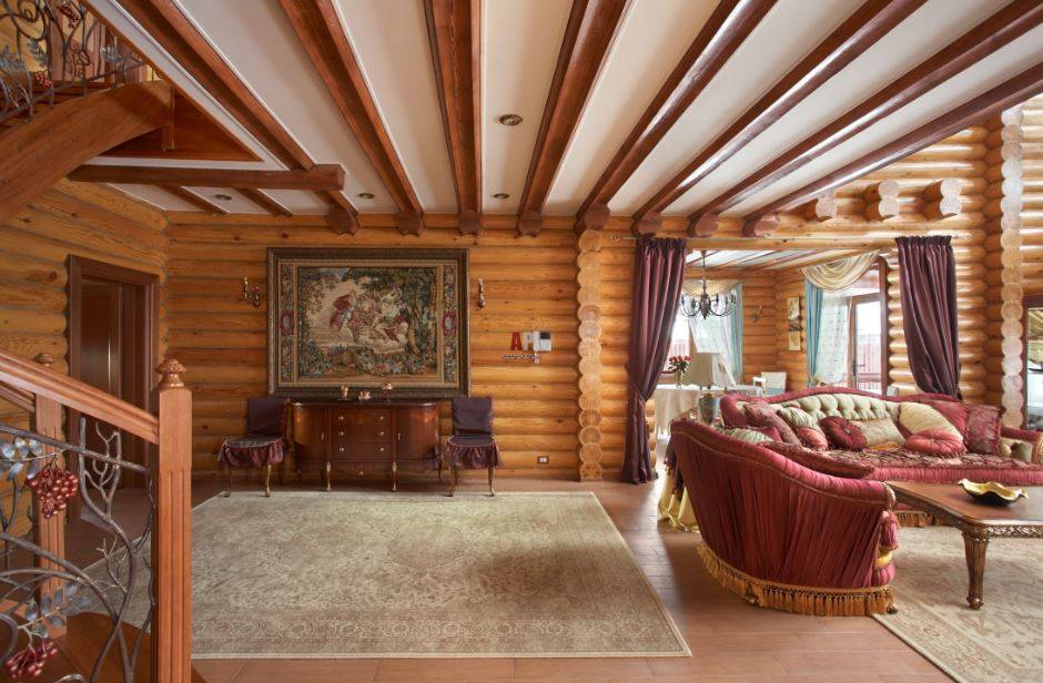 Отделка деревянного дома внутри: 30 фото с идеями внутренней отделки деревянного дома