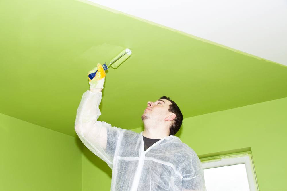 Чем лучше покрасить потолок на кухне: своими руками, какую краску выбрать, фото