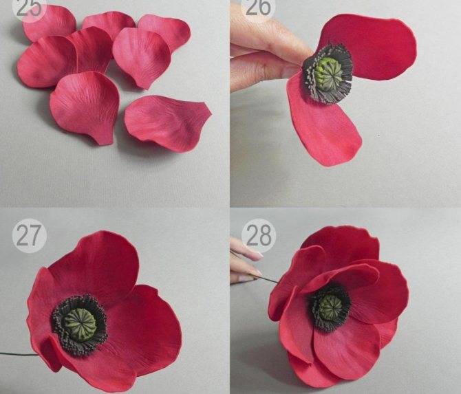 10 цветов из фоамирана своими руками: мастер-классы и основы техники для начинающих