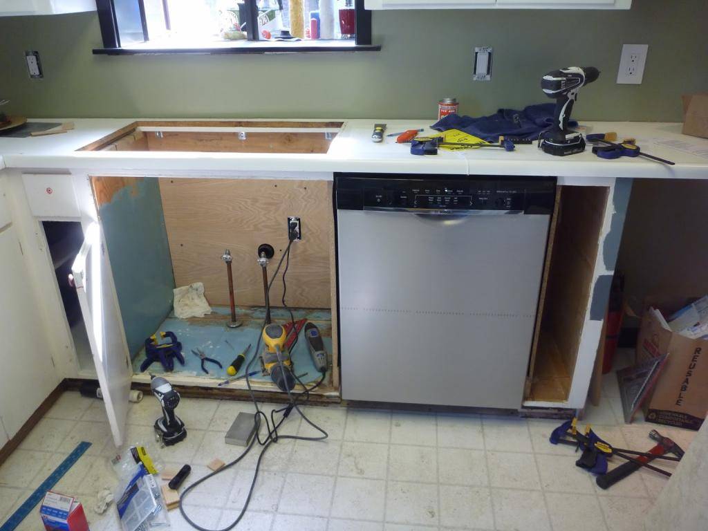 Установка фасада на посудомоечную машину: полезные советы + инструктаж по монтажу