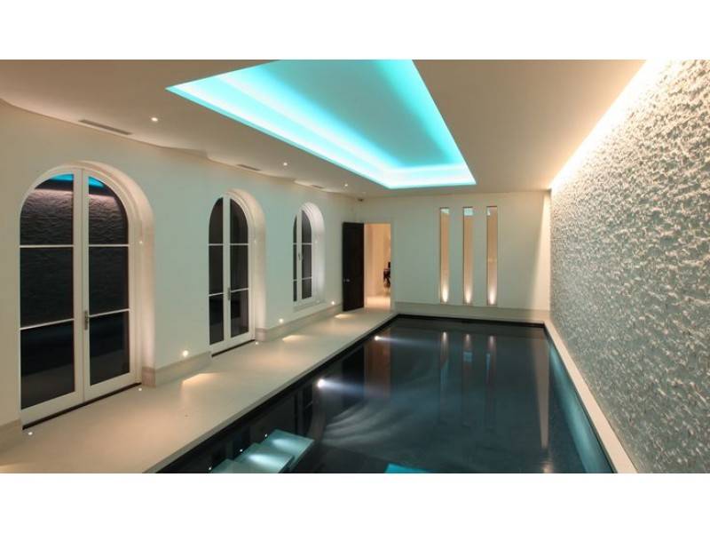 Натяжной потолок с подсветкой по периметру изнутри
 - 30 фото