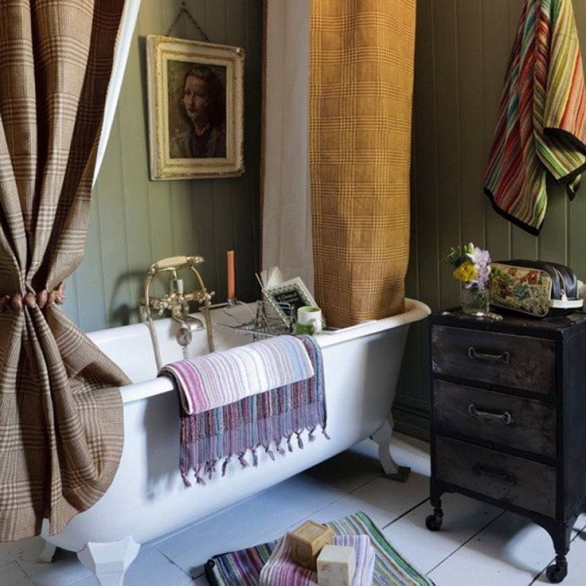 Выбираем шторки для ванной — 7 оригинальных решений