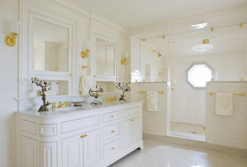 Белая ванная комната: влияние на человека, плюсы и минусы оформления
