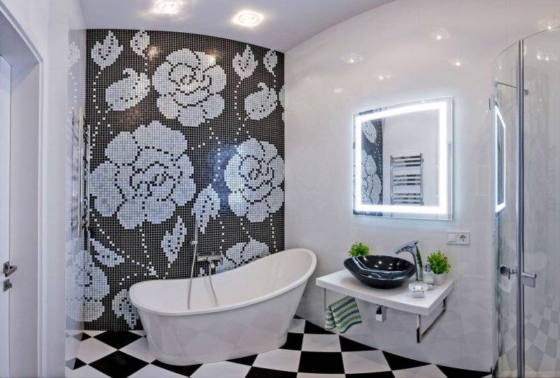 Дизайн белой ванной комнаты - варианты как ее сочетать (75 фото идей)