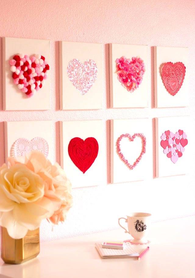 Валентинки на 14 февраля — красивые поделки и открытки своими руками