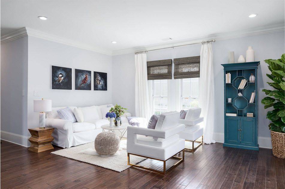 Темные полы в интерьере (47 фото): мебель к коричневому полу в маленькой квартире, сочетания с белыми дверями и светлыми обоями на стенах