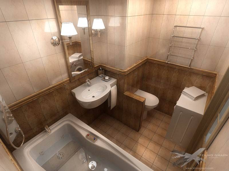 Дизайн ванной комнаты, совмещенной с туалетом (фото) – идеи интерьера объединенного санузла