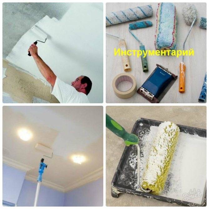 Как покрасить потолок на кухне: выбор краски и порядок работы