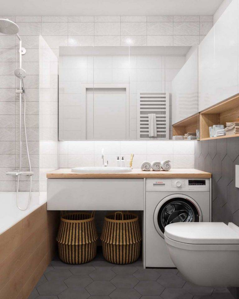 Маленькая ванная в многоквартирном доме - обустройство и советы дизайнеров | дизайн и интерьер ванной комнаты