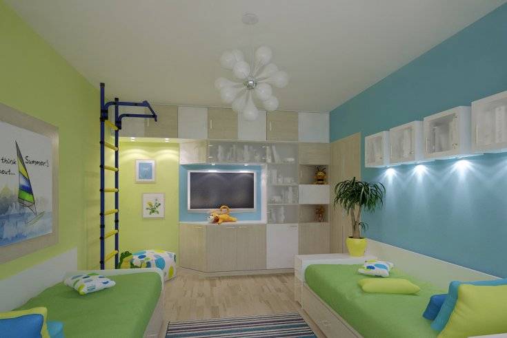 Варианты и методы оформления дизайна детской комнаты площадью 10 кв м