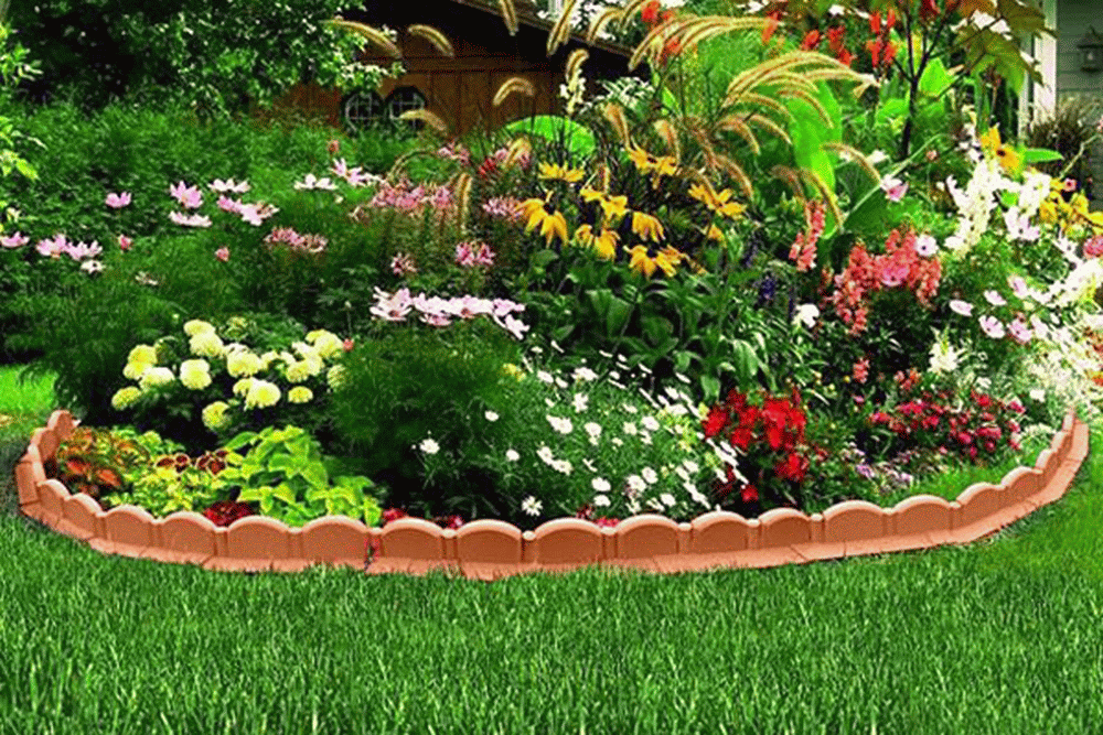 Садовая бордюрная лента для грядок, газонов, клумб