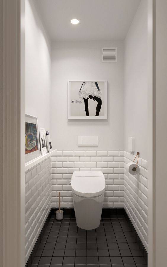 Дизайн туалета маленького размера: фото и идеи