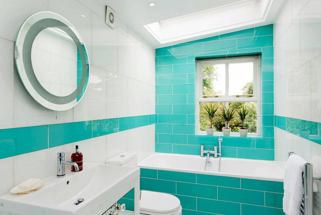 25 стильных идей, как оформить ванную комнату в бирюзовом цвете